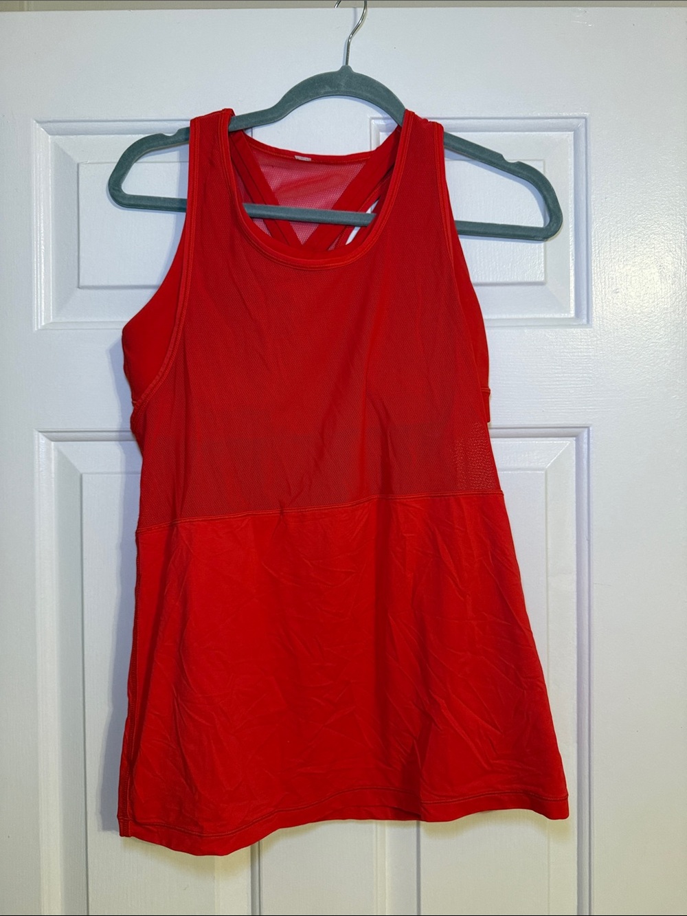 lululemon athletica Red Racerback Tank Top